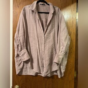 Zara button down shirt